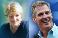 U.S. Senate candidates Martha Coakley and Scott Brown