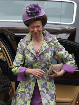 Princess Anne topped by a vegetable