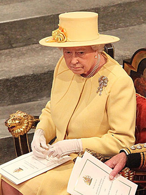 Queen Elizabeth keeping it real